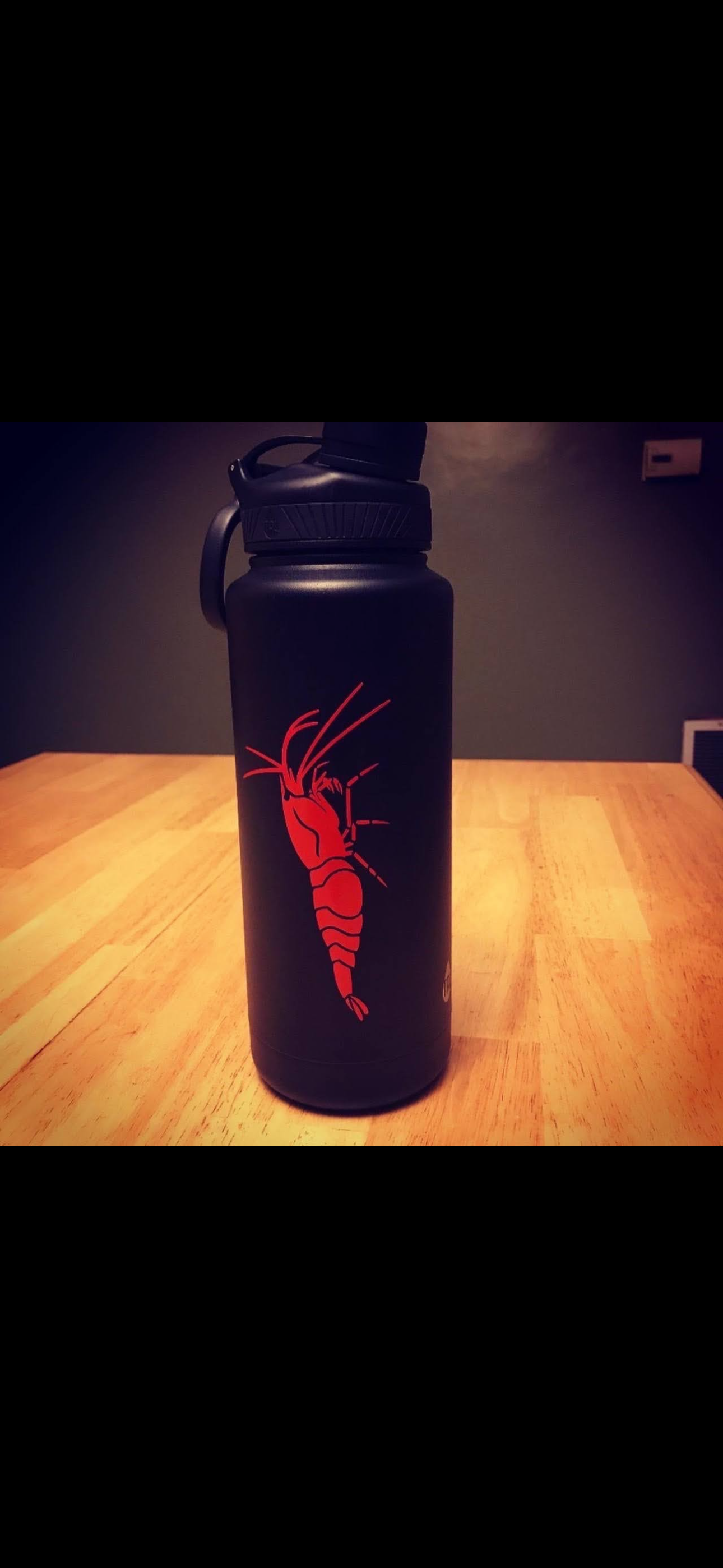 Shrimp Decal Sticker- BARCK Aquatics Neocaridina Caridina Cherry Shrimp