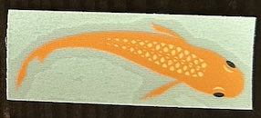 Medaka Japanese Rice Fish Transfer Decal Sticker- BARCK Aquatics